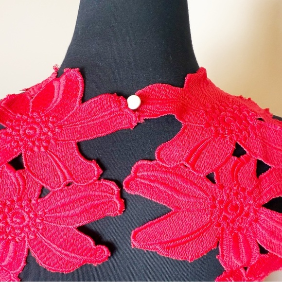 Saylor x Free People Jessa Floral Lace Dress S - Picture 11 of 13